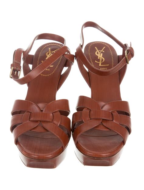 ysl tribute sandal size 7|saint laurent tribute platform sandals.